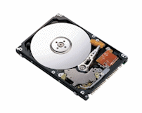 Inside a hard drive