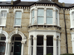 Before picture of house before painting