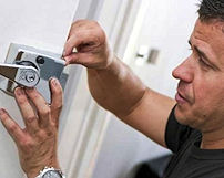 Fit the door lock