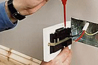 Rewiring an electrical socket