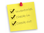 Check in post it note