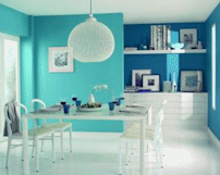 Newly painted room