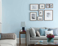 Newly painted room
