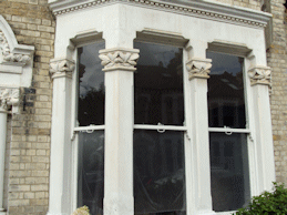 Painting outside a house after picture
