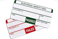 PAT testing pass fail label